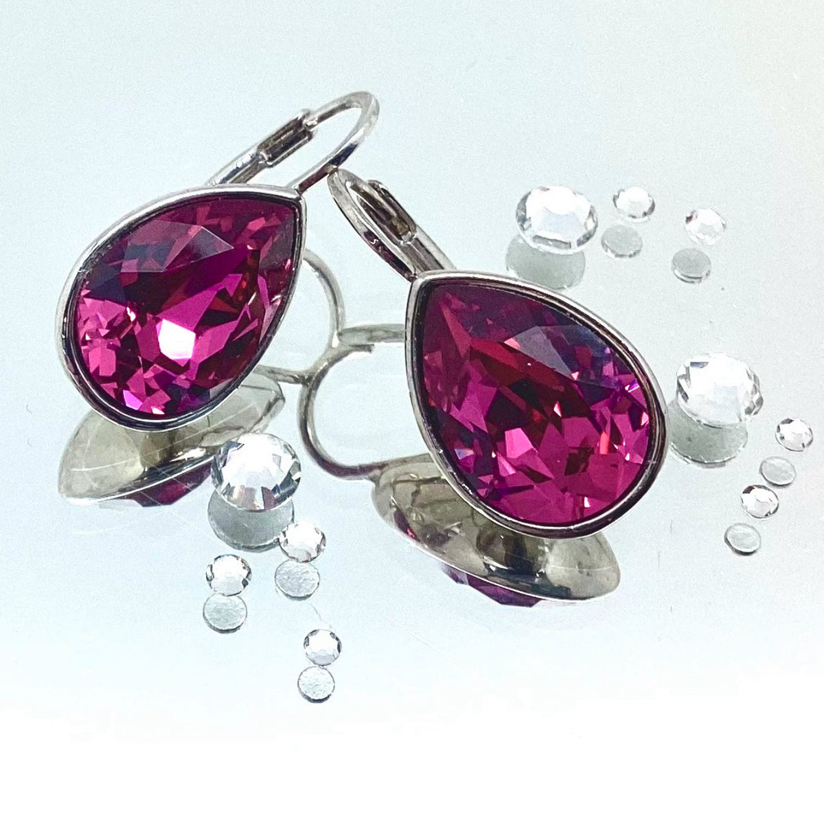 Teardrop Crystal Earrings