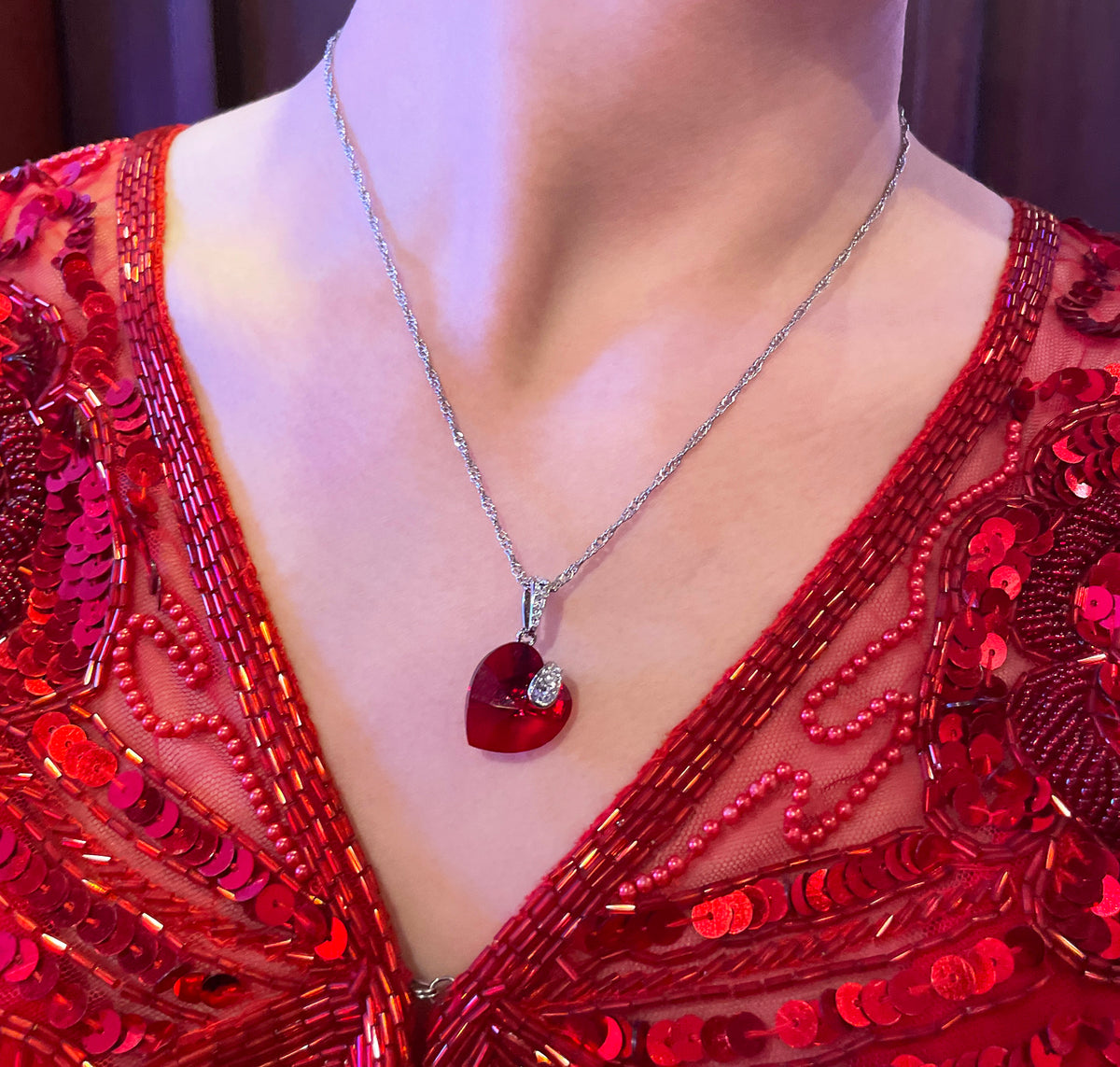 Premium Crystal Heart Set