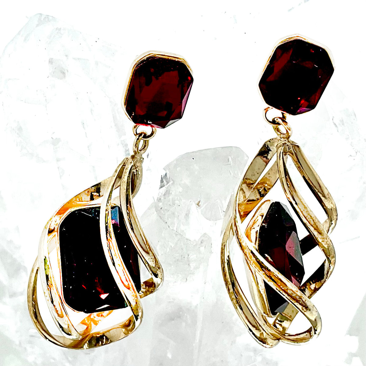Emerald Cut Premium Crystal Set