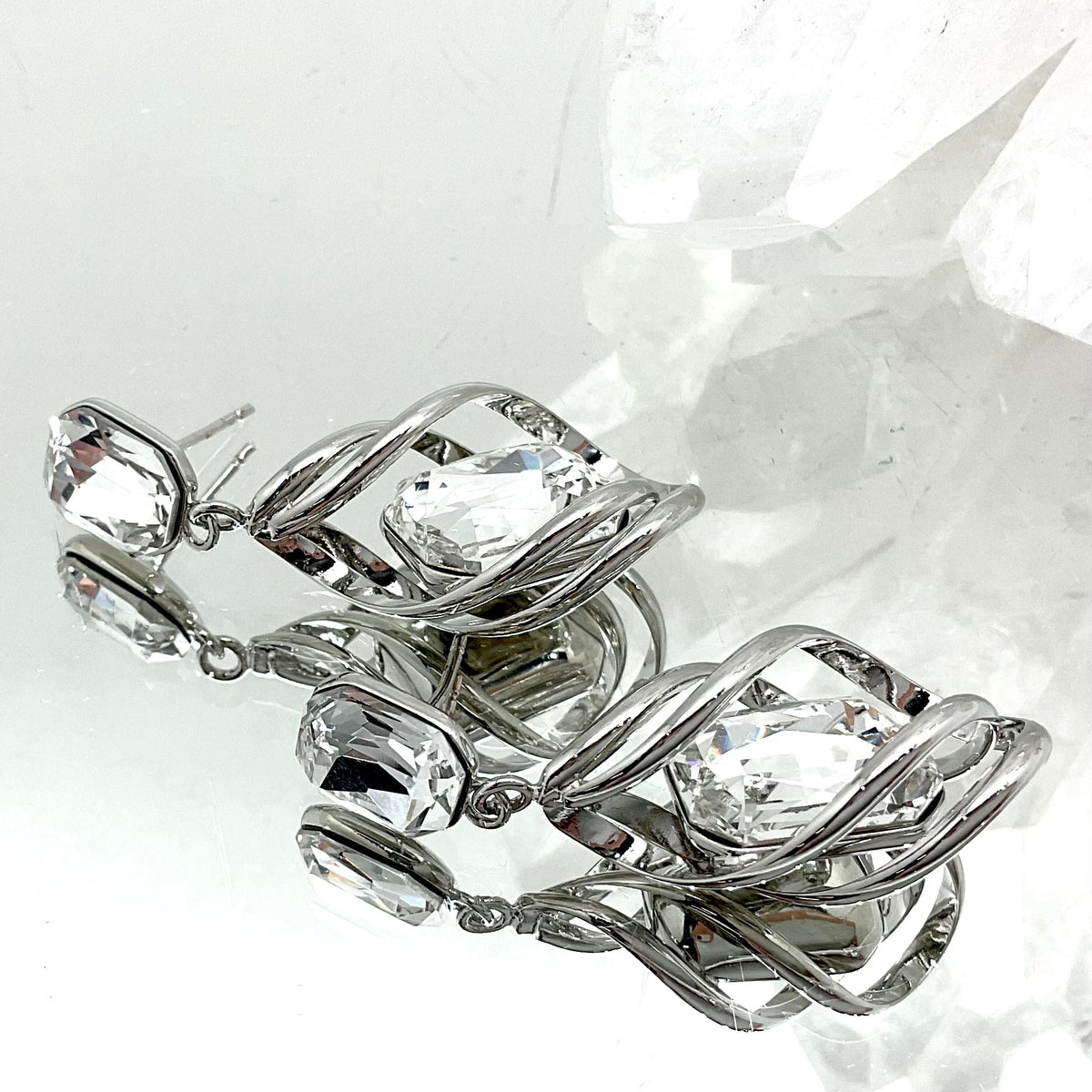 Emerald Cut Premium Crystal Set