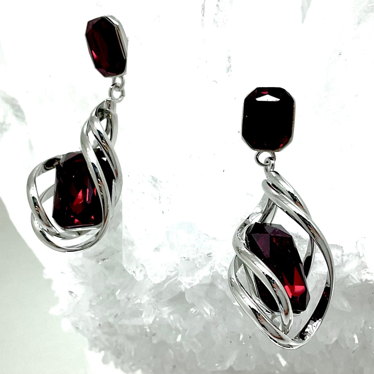 Emerald Cut Premium Crystal Set