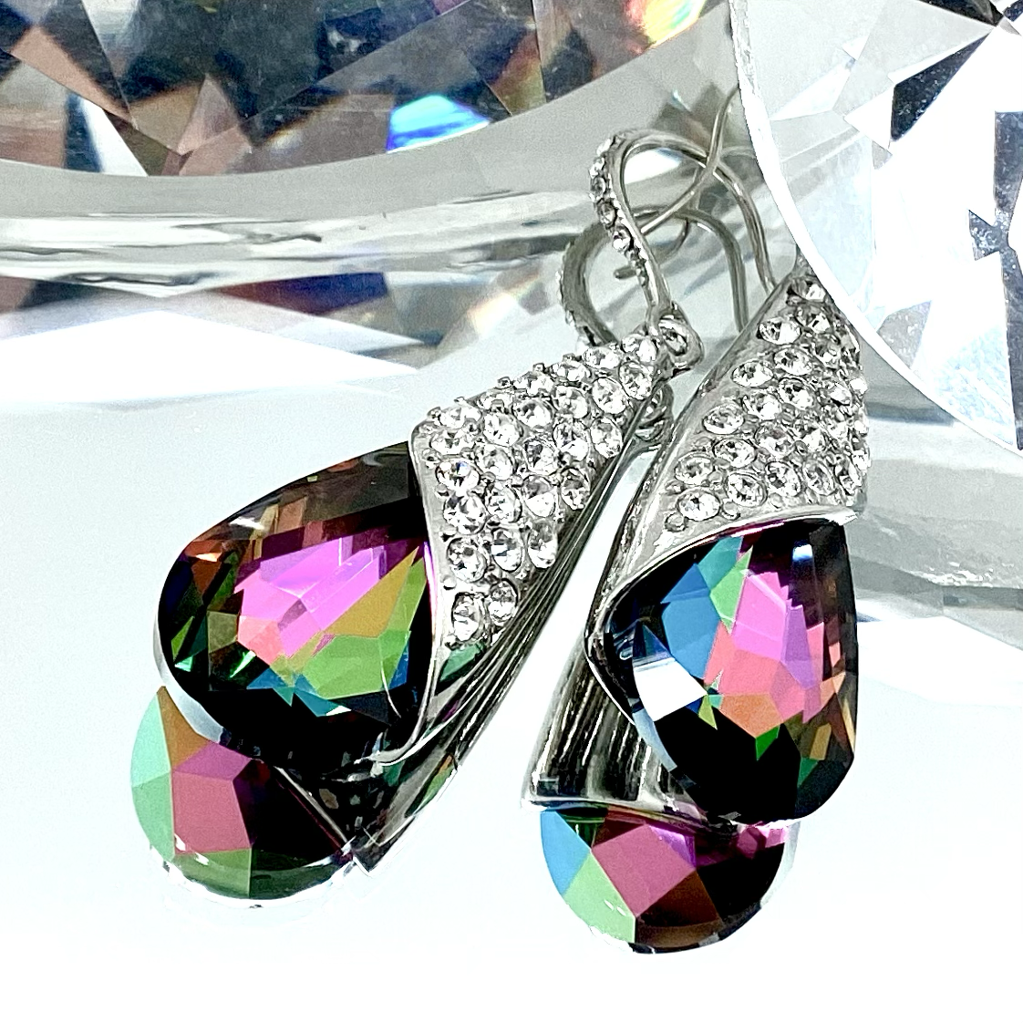Premium Crystal Teardrop Set