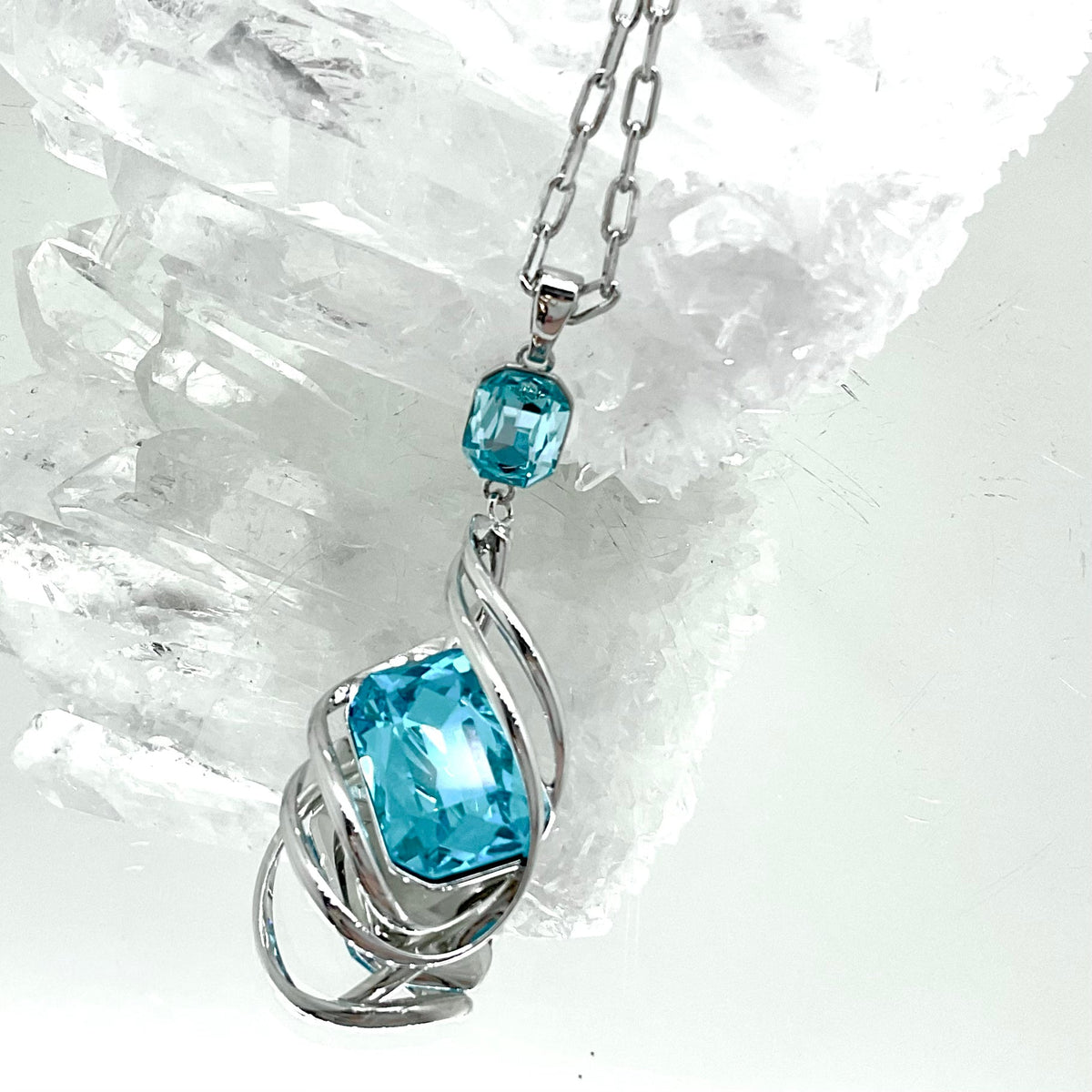 Emerald Cut Premium Crystal Set