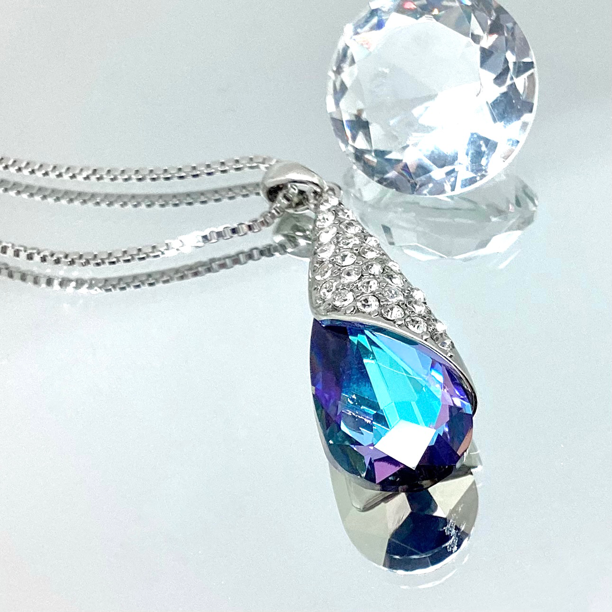 Premium Crystal Teardrop Set