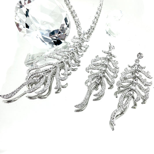 Premium Crystal Feather Set