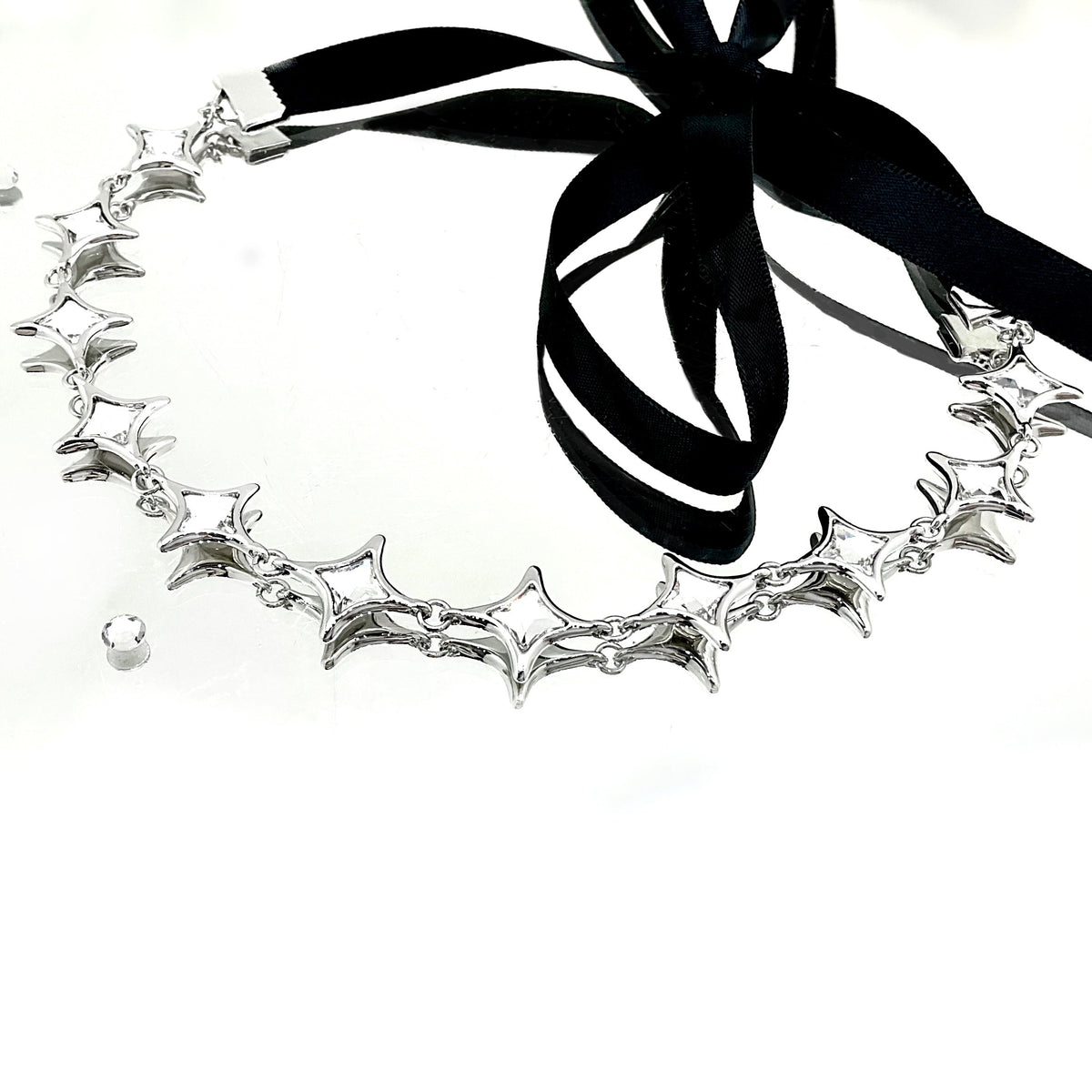 Four Pointed Star Shape Crystal Set