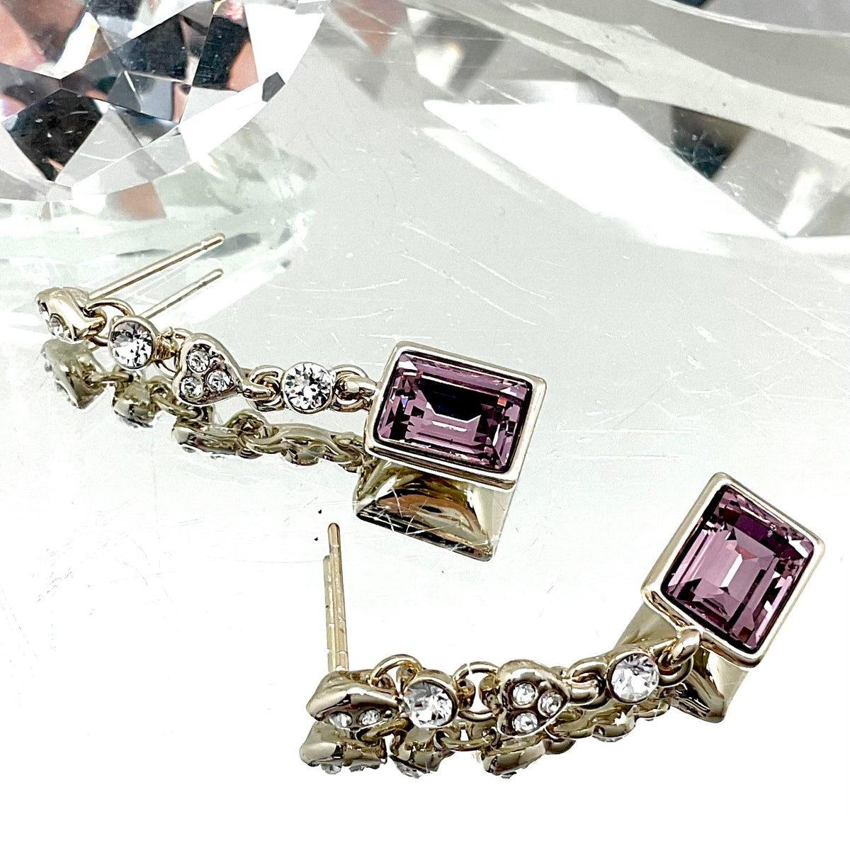 Step Cut Premium Crystal Set