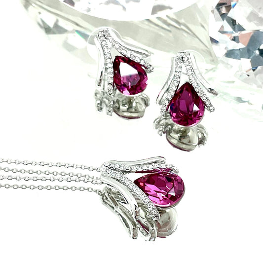 Teardrop Crystal Classy Set