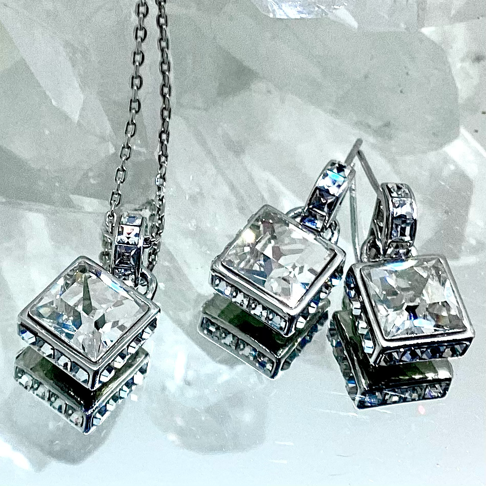 Princess Cut Crystal Set