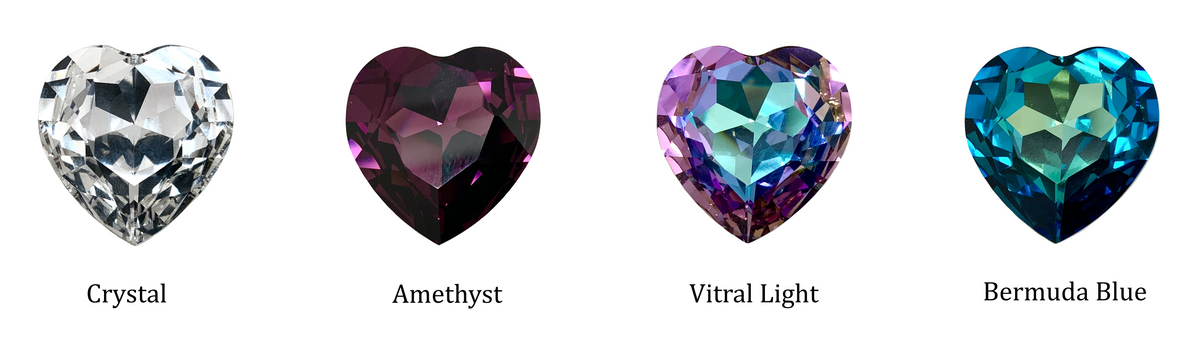 Heart-Shaped Premium Crystal Set