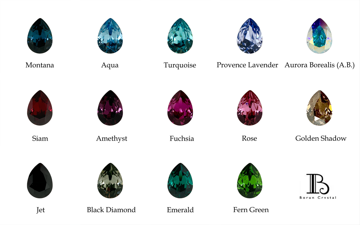 Teardrop Crystal Earrings