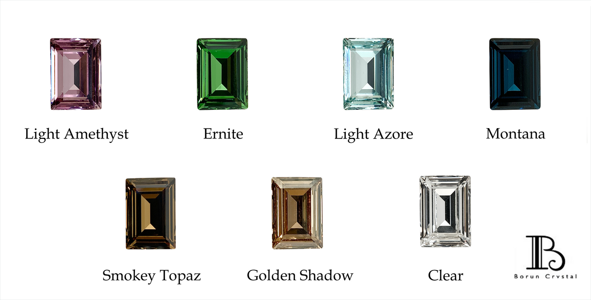 Step Cut Premium Crystal Set