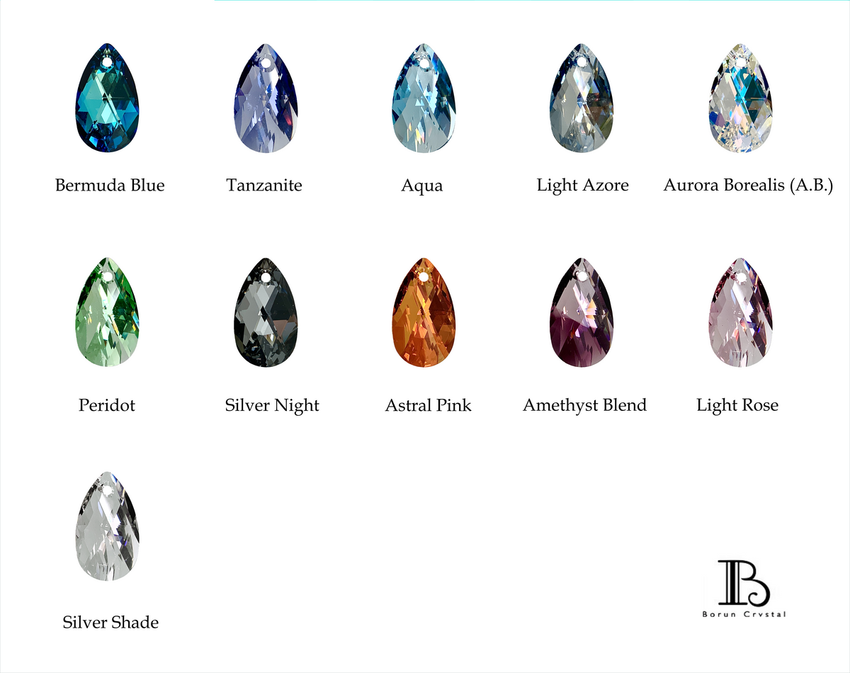 Teardrop Crystal Classy Set